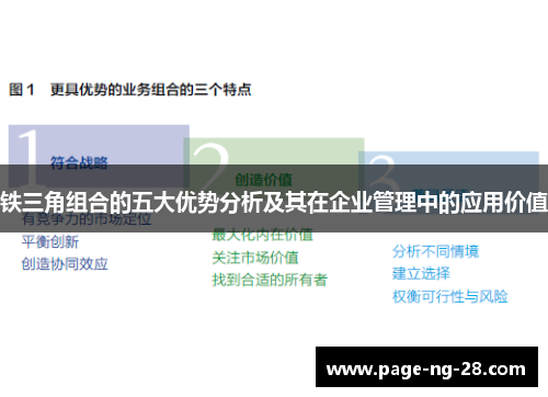 铁三角组合的五大优势分析及其在企业管理中的应用价值